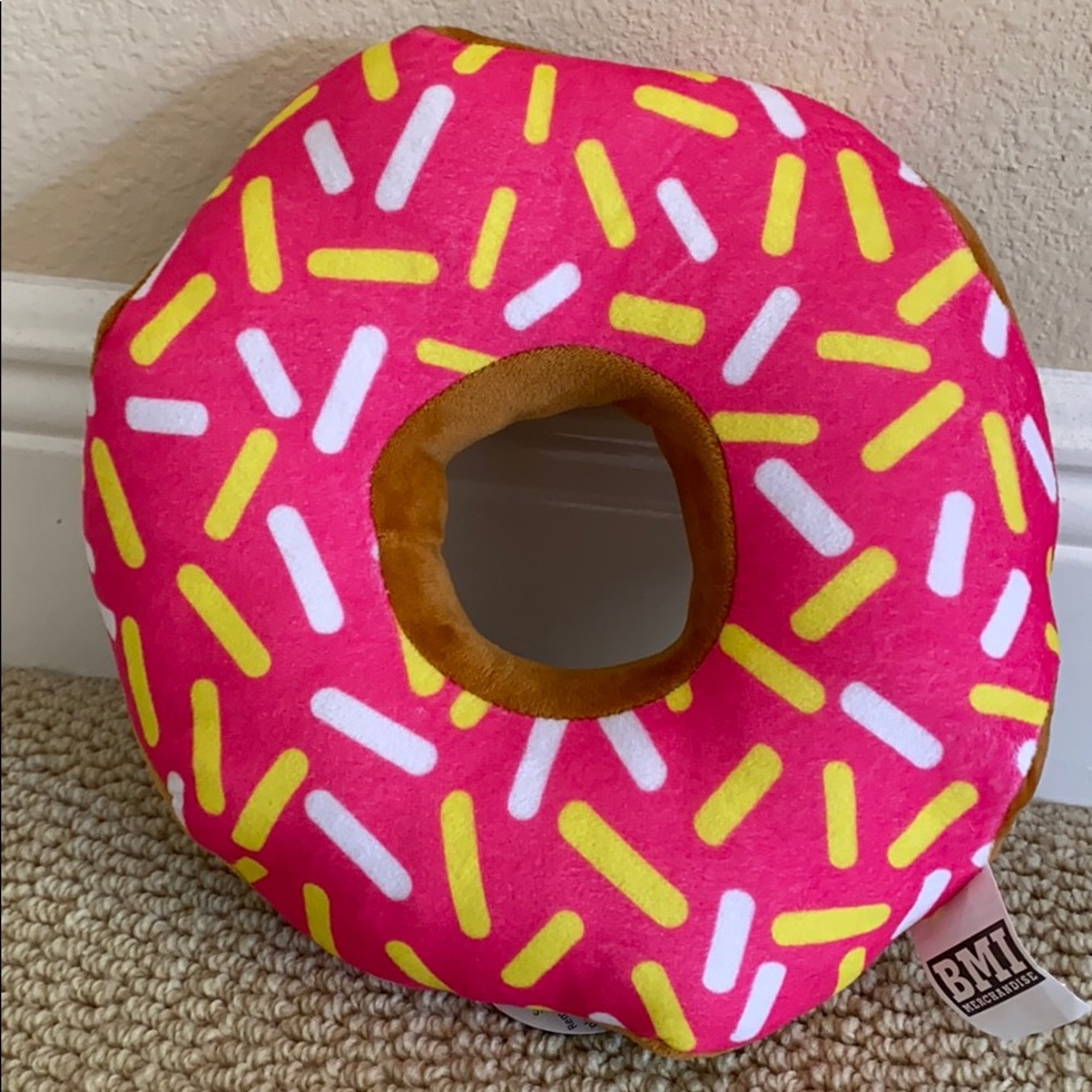 Plush Doughnut Pillow